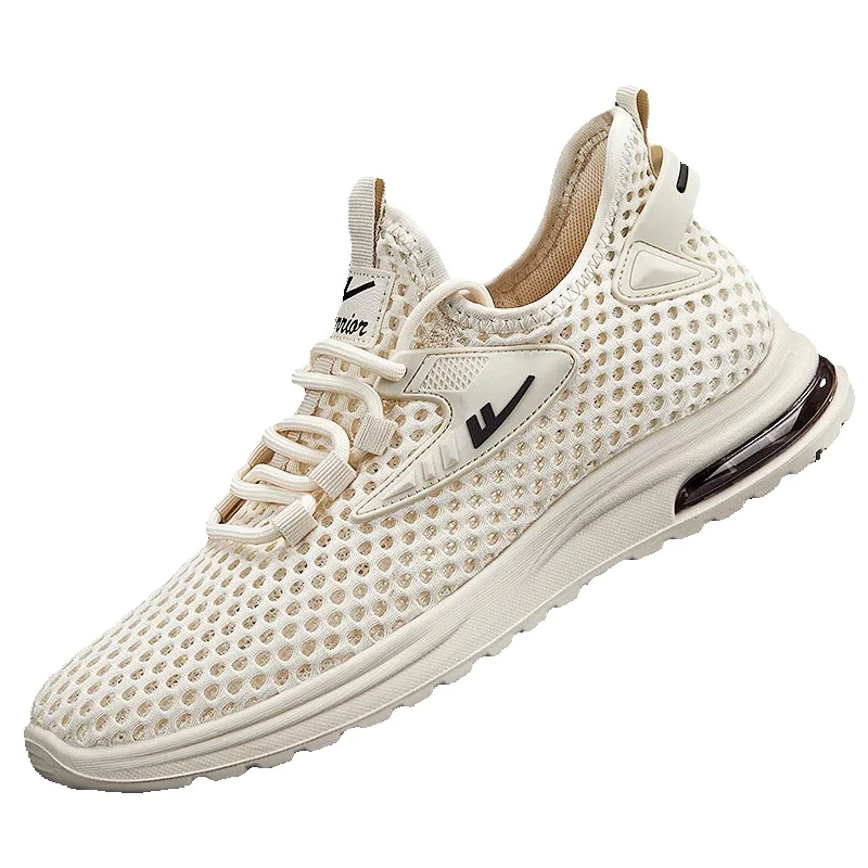 Pull-back Shoes For Men, Summer Breathable Shoes, New Popular Models, Mesh Running Shoes, Mesh Sports Shoes For Men_vogvips.com