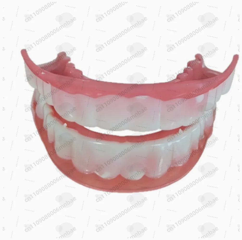 10Pcs Simulation Teeth Cover Sticker Funny Cosplay Prank Party Photo Ornamen