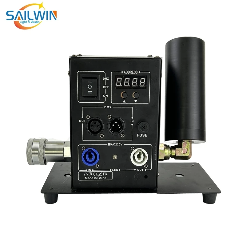 New Digital LCD Display Stage Effect Equipment Single Pipe Carbon Dioxide Gas Column Fog Cryo Cannon Smoke C 02 Jet Machine