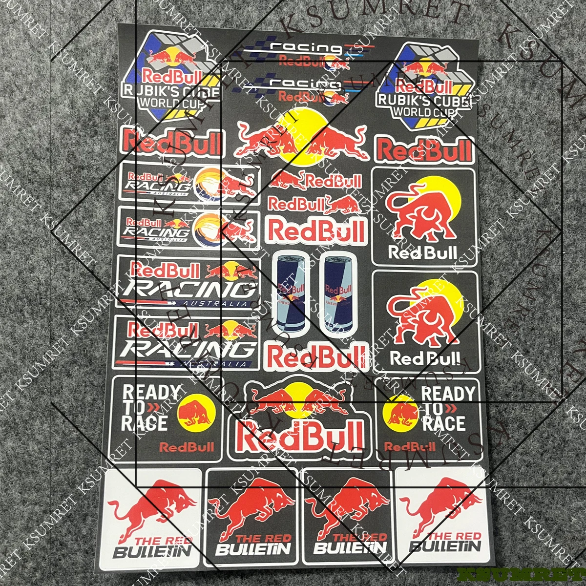 Наклейки с логотипом мотоцикла Red Bull
