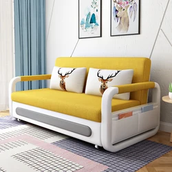Factory New Design Small MOQ Folding Modern Luxury Sofa Wall Bed Living Room Sofas Sofa Cum Bed With Storage Home Furniture