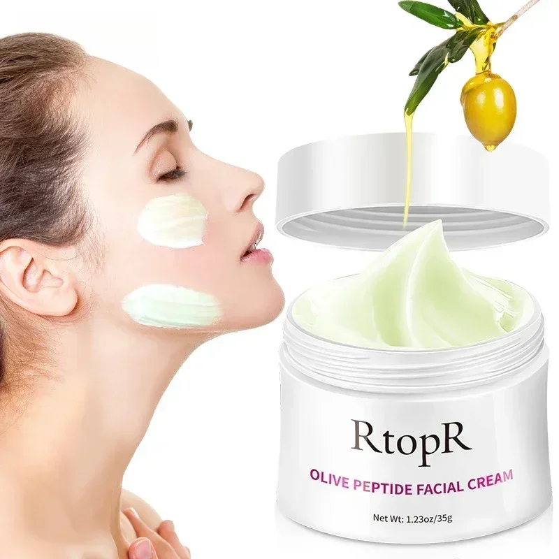 

RtopR Olive Face Cream Anti-aging Wrinkle Removal Whitening Moisturizing Lightening Fine Lines Antioxidant Skin Face Care