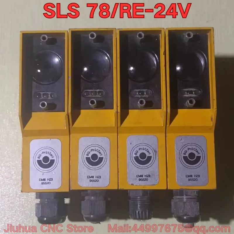 

Second-hand SLS 78/RE-24V SLS 78/2 SE-24V photoelectric sensor function test is normal