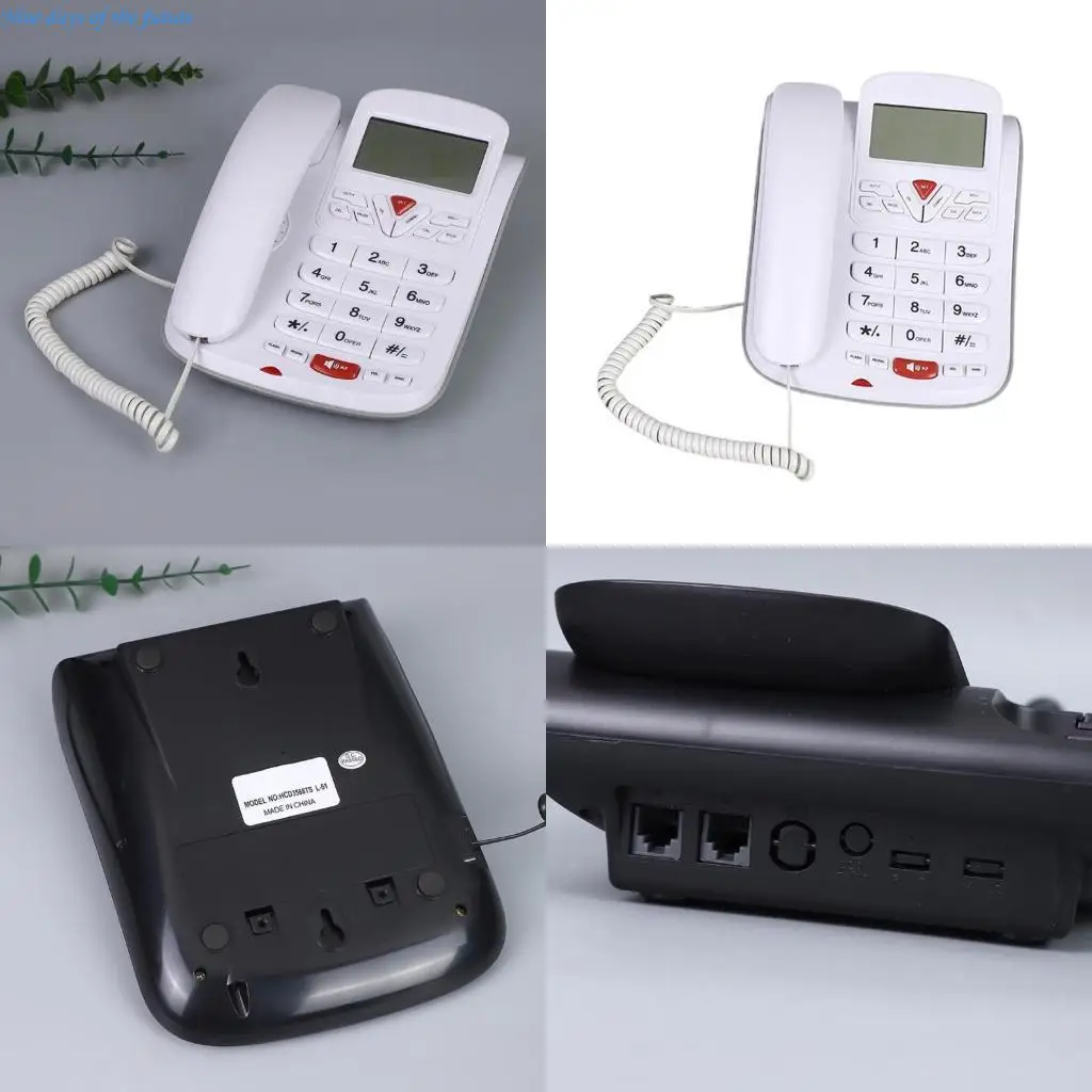 Classical Desk Phone Home Telephone for Hotels and Business Offices Easy to Use E65A