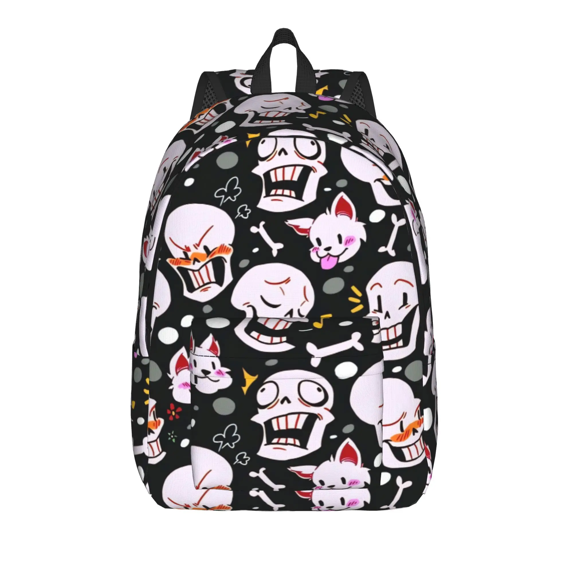Trendy Popular Undertale Backpack  Women Men Polyester Workout Backpacks Soft Streetwear High School Bags Rucksack