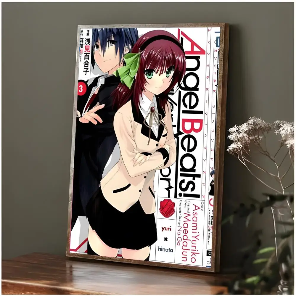 Anime Fantasy A-Angel Beats Poster Modern Wall Art Bedroom Living Room Print Unframed