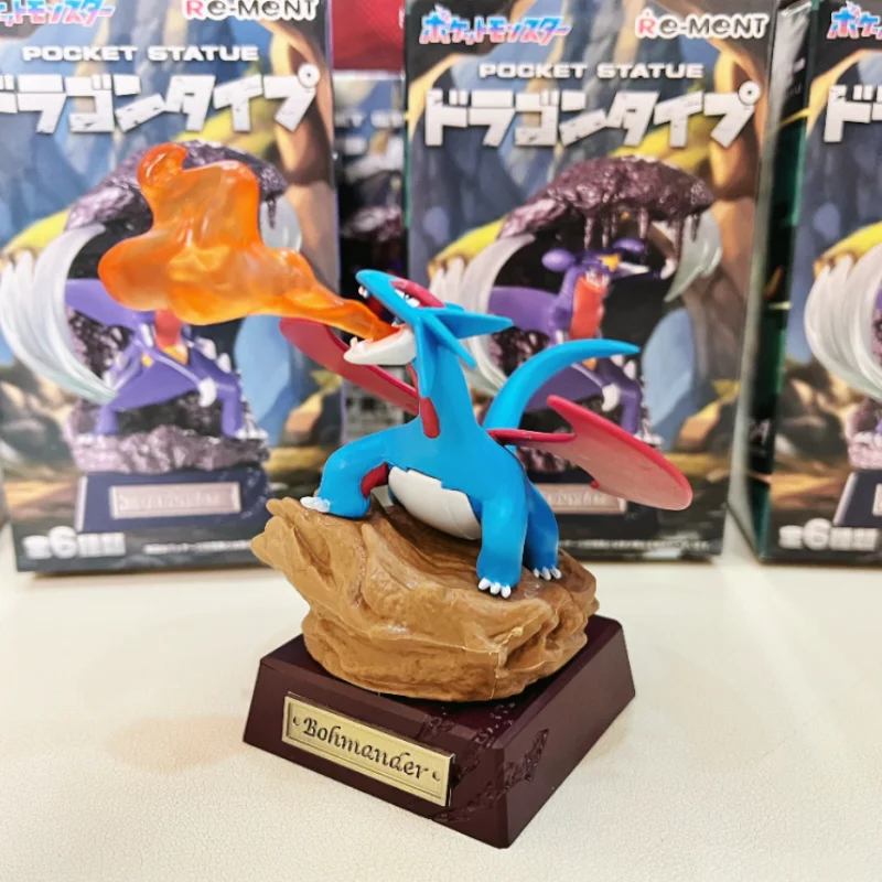 الأصلي إعادة مينت البوكيمون جيب تمثال التنين نوع Dragonite Flygon السلمس Garchomp Goodra Dragapult نموذج الشكل اللعب