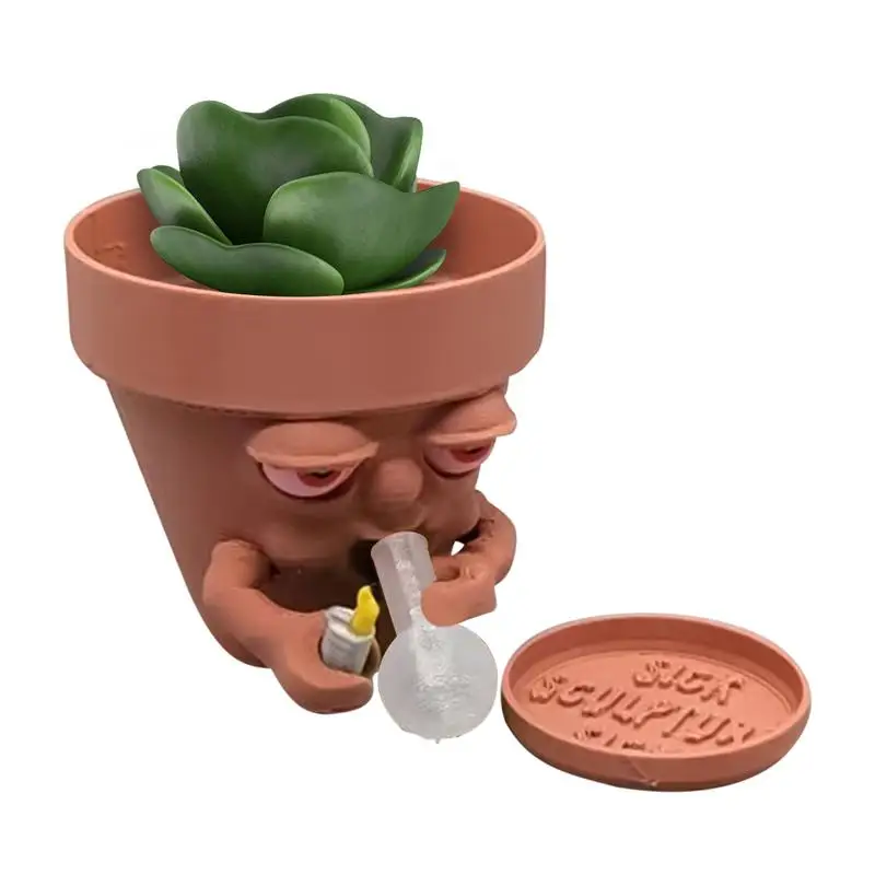 Funny Flower Growing Pots Art Decoration Succulent Planter Garden Pots Cactus Holder Garden Pots Decorative Flower Pot Succulent