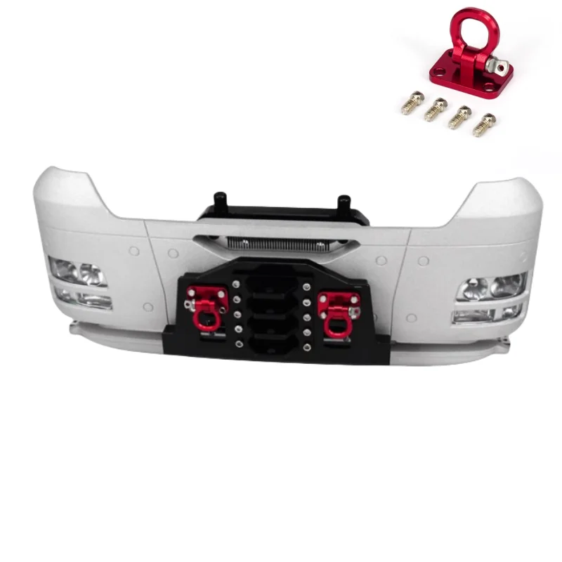 

Front Bumper Trailer Hook for 1/14 Tamiya RC Truck SCANIA Benz Actros MAN VOLVO Trailer Tractor 1/10 RC Crawler Cars DIY Parts
