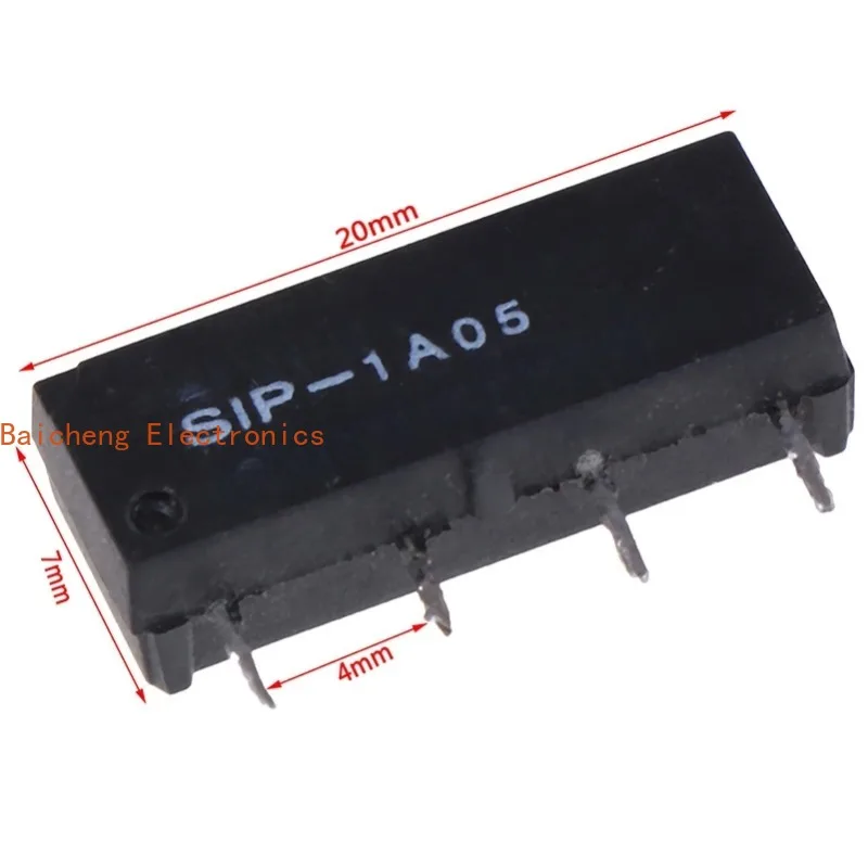 Interruttore Reed SIP-1A05 Relè 5V da 5 pezzi per PAN CHANG 4PIN