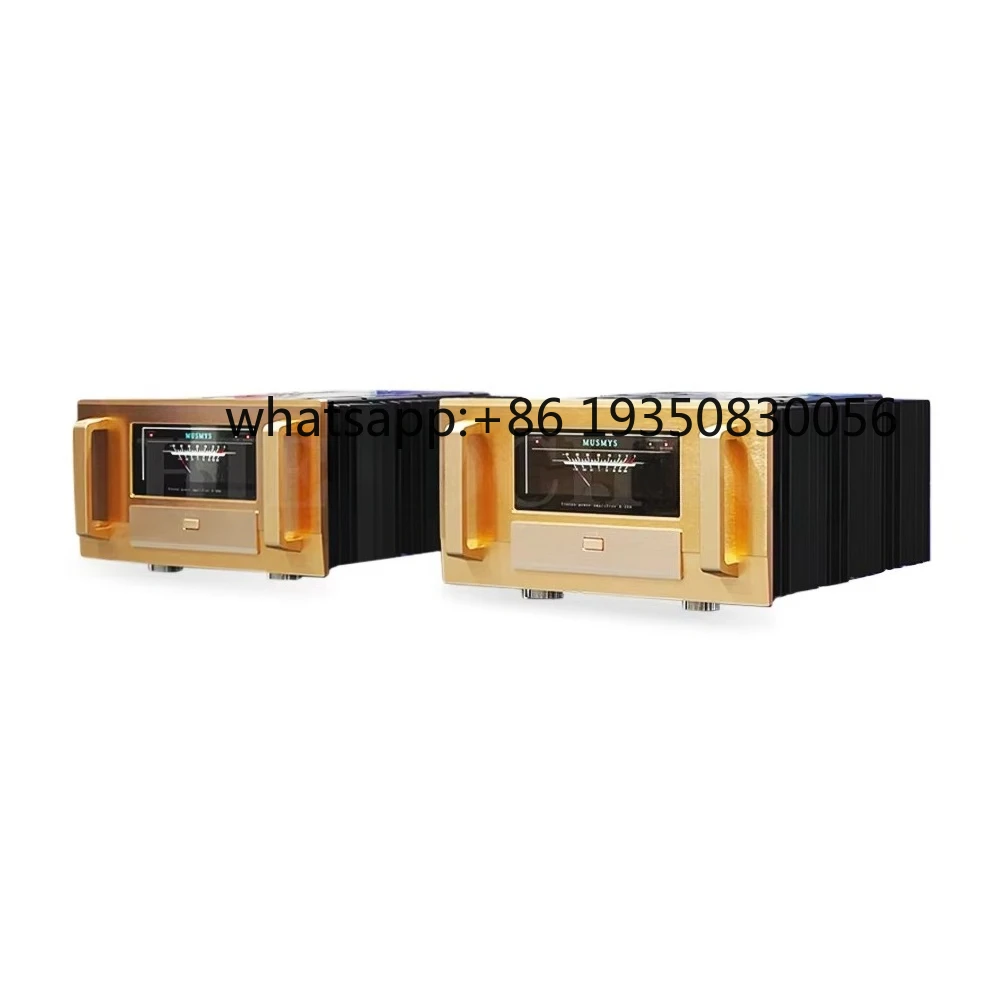 N-110 MUSMYS A-200 Mono Bock Class a Power Amplifier Study Accuphase Brand Technology 300W/CH 8-ohm HiFi Power AMP Pair