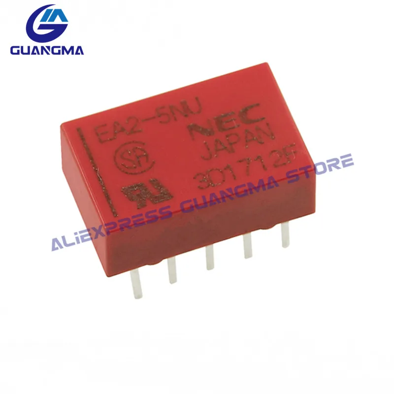 20PCS Red Edition 100% NEW original Relays EA2-5 EA2-5NU EA2-12NU alternative TQ2-5V ATQ209 A5W-K relay DC5V 12V