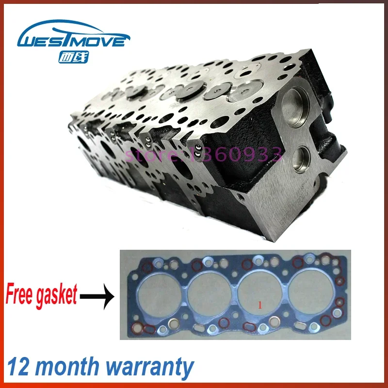 مجموعة رأس الأسطوانة الكاملة ، لتويوتا Hi-Lux 2400 Dyna Hi-Ace 2.4 D TD 2446cc 8v 98- engine : 2LT II 2L 11101-54160 909156