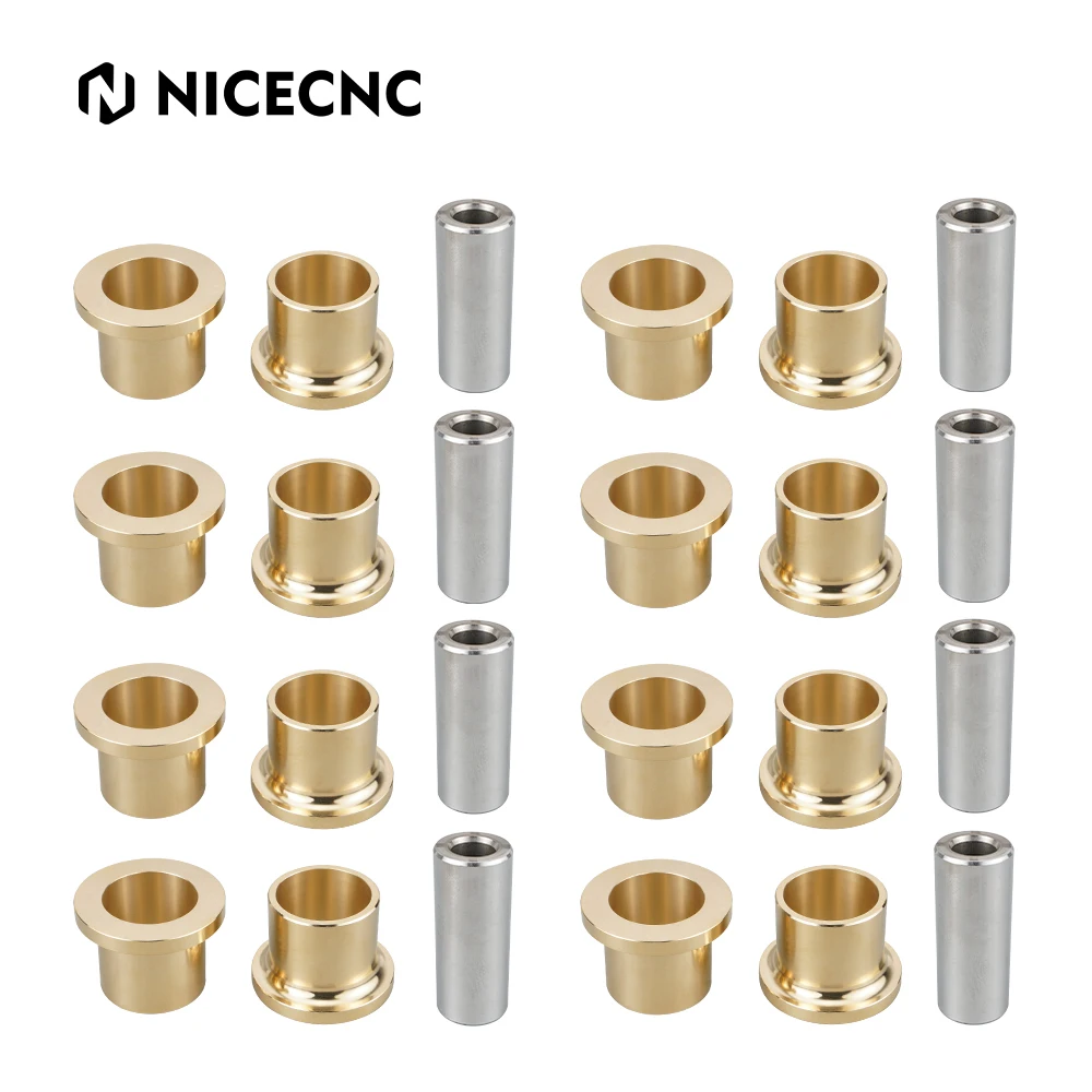 

NiceCNC A-Arm Brass Bushing and Sleeve Kit for Can Am Maverick X3 RR Turbo 2017-2022 Trail 800 1000 Sport 1000 UTV Accessories