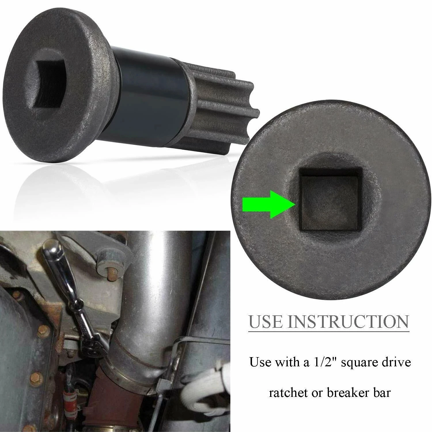 MX Engine Barring Rotating Tool for Cummins B/C Series & Dodge Pickups 3.9L 5.9L 6.7L MX 13 for Paccar Kenworth T880