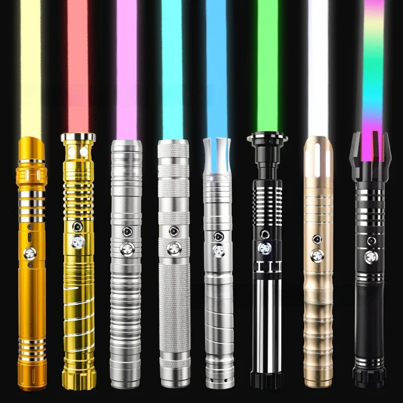 

Cool Stuff Light Saber Funny Gift-Hot 79cm Laser Sword Toy,Kawaii 16-color 2-in-1 Kpop Lightstick,Rgb Lightsabers Toys for Kids