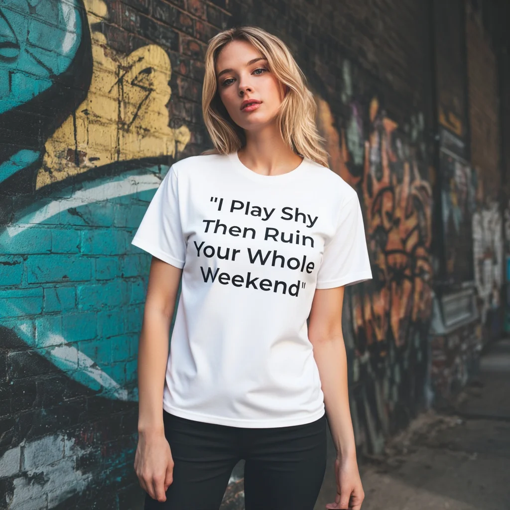 

Teevo Retro Print Short Sleeve Casual T-Shirt Regular Length Women's Fashion Top Comfortable Fit Tee Streetwear Style