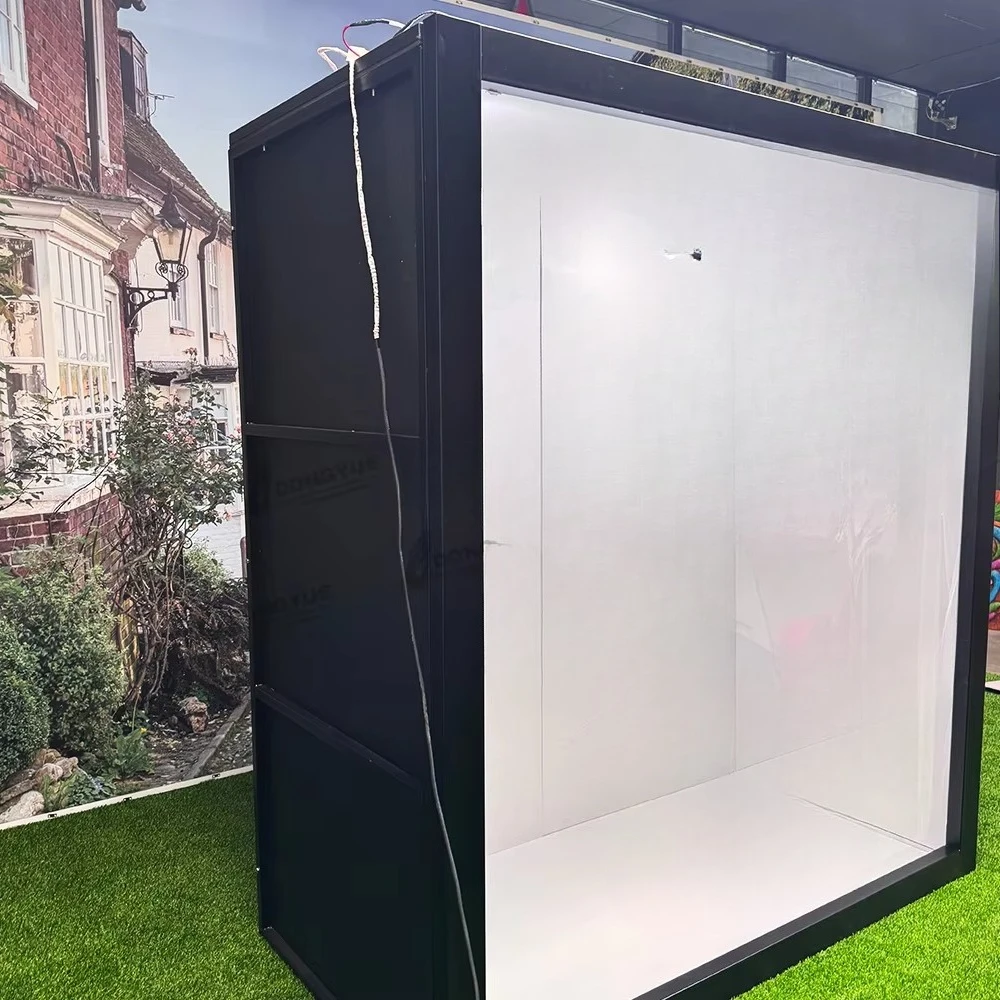 Изготовленная на заказ коробка для фотобудки на свадьбу, съемная журнальная фотобудка со светом