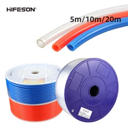 HIFESON 5M 10M 20M Pneumatic Pipe PU Tube Air Hose For air compressor 4mm/6mm/8mm/10mm/12mm