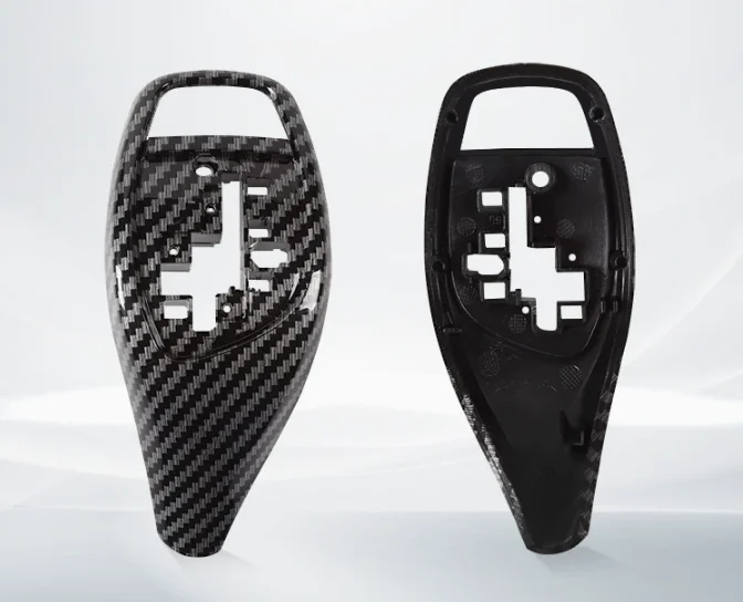 Schaltknauf-Set mit Carbonfaser-Optik, passend für BMW F20 F22 F30 F32 F10 M Sport, Schaltknauf-Set aus Carbonfaser – Detail 1