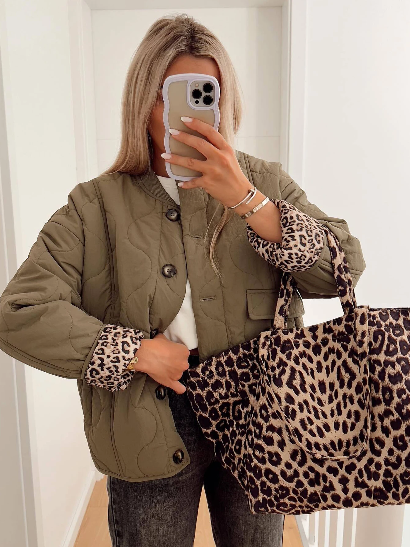 معاطف نسائية كلاسيكية غير رسمية سترات عصرية جديدة بجيوب على شكل حرف O معاطف سميكة للنساء معاطف ملابس مكتبية للخريف والشتاء