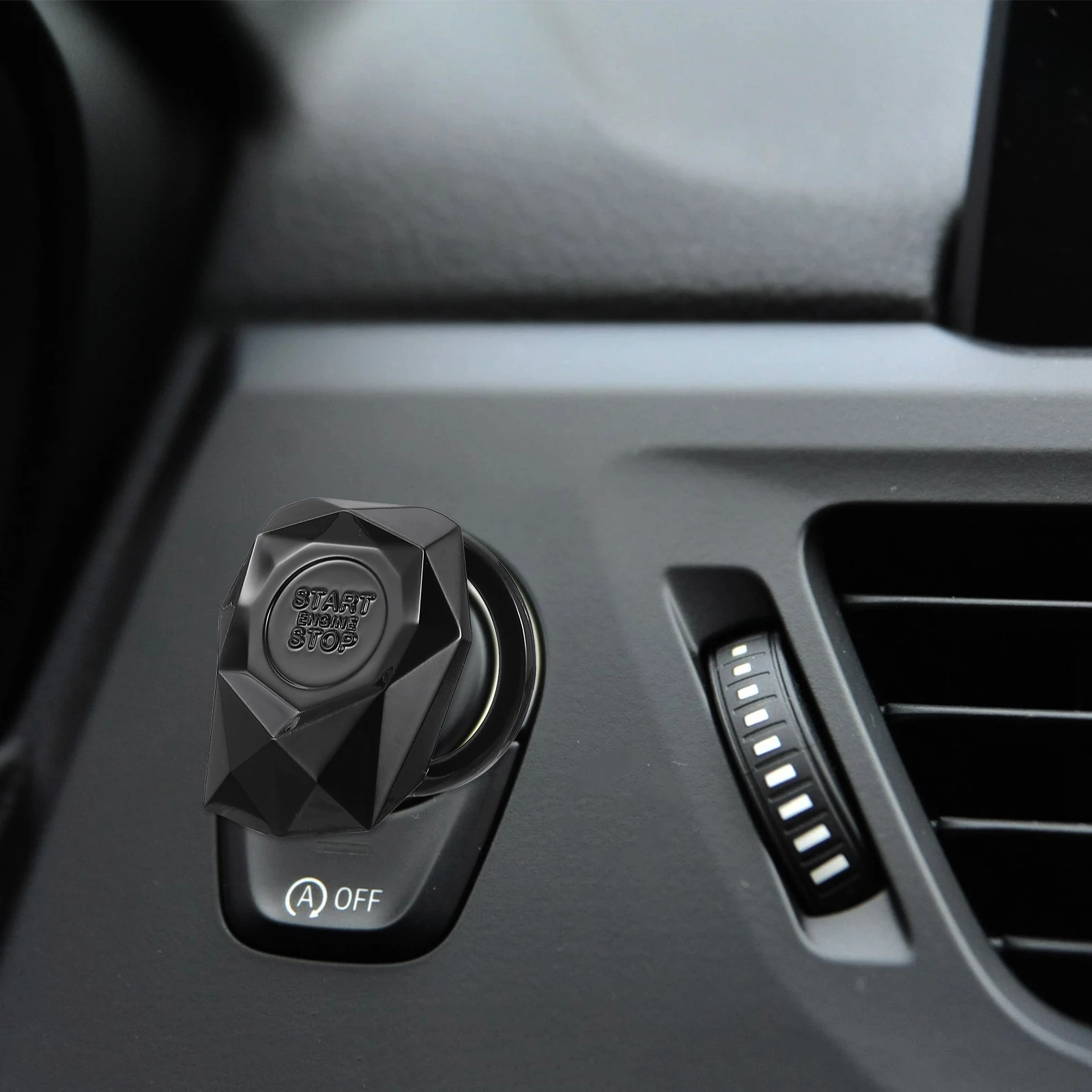 

Car Start Button Cover Engine Push Button Protection Cap Scratch Resistant Interior Decoration Ignition Switch Protective