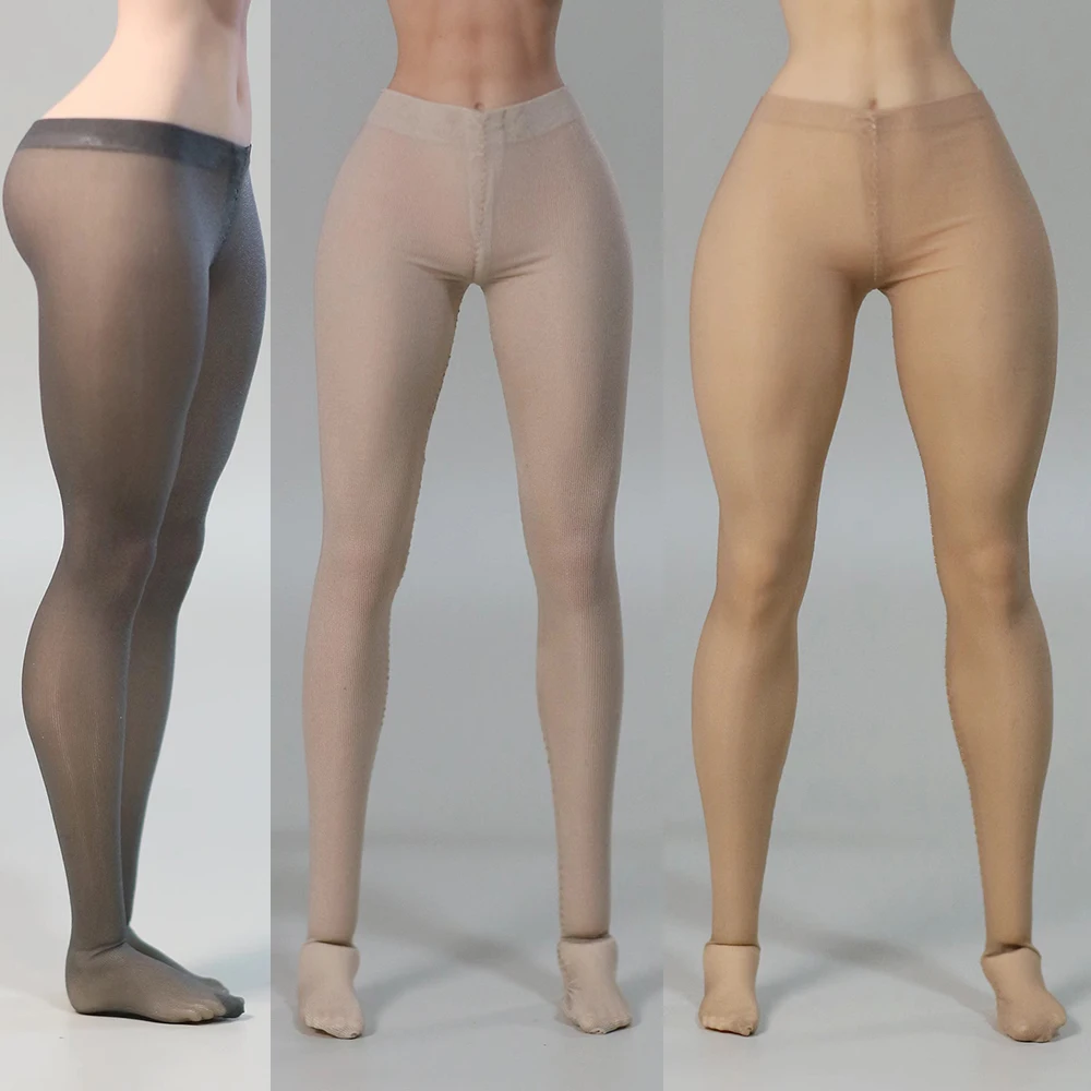 

DMTOYS DP005 1/6 Scale Female Soldier Stockings Ultra-thin Low waist Pantyhose Leggings For 12'' AT202 Fat Legs Action Figures