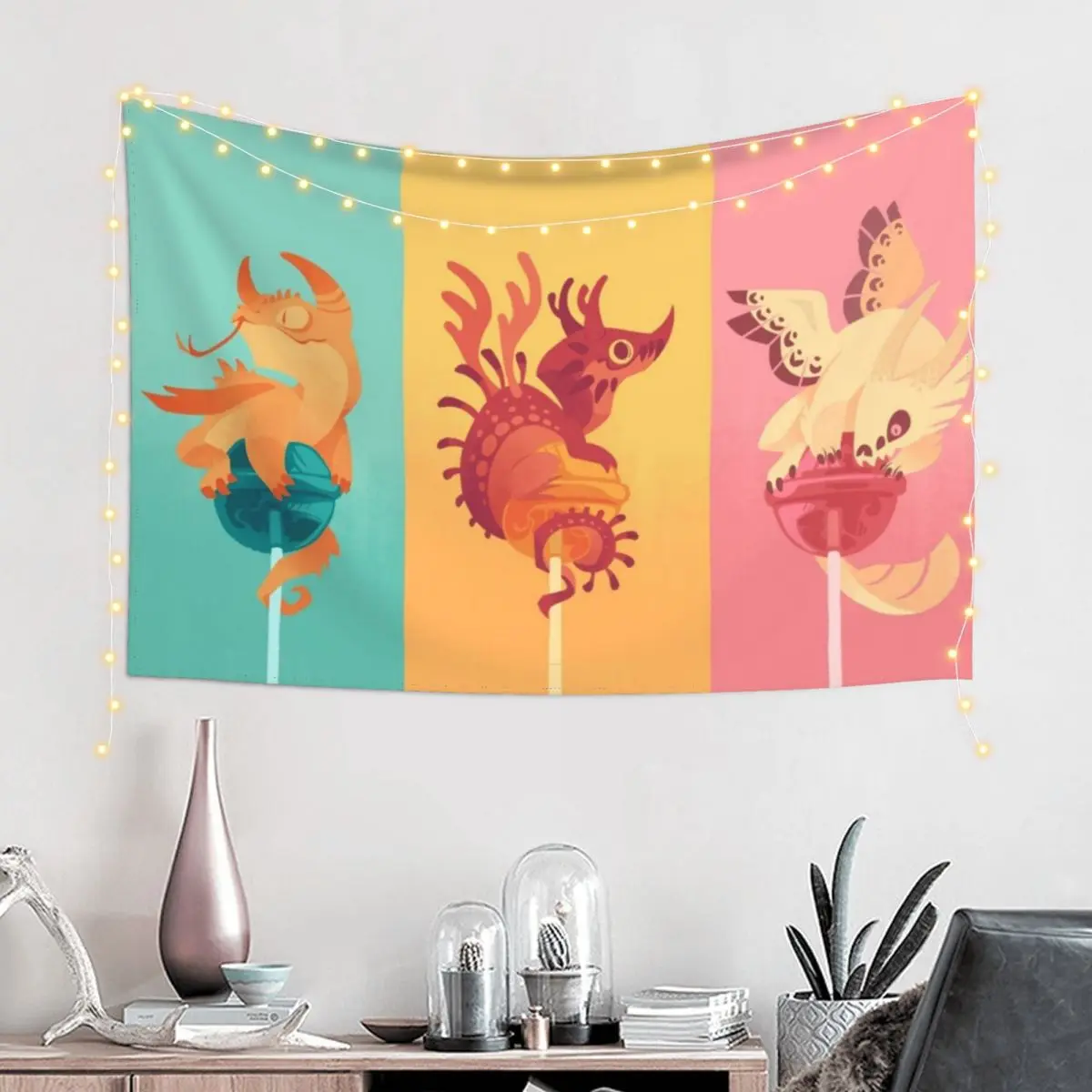 Dragonpops assorted pack Tapestry Cute Room Things Wall Decorations Wall Tapestries Tapestry