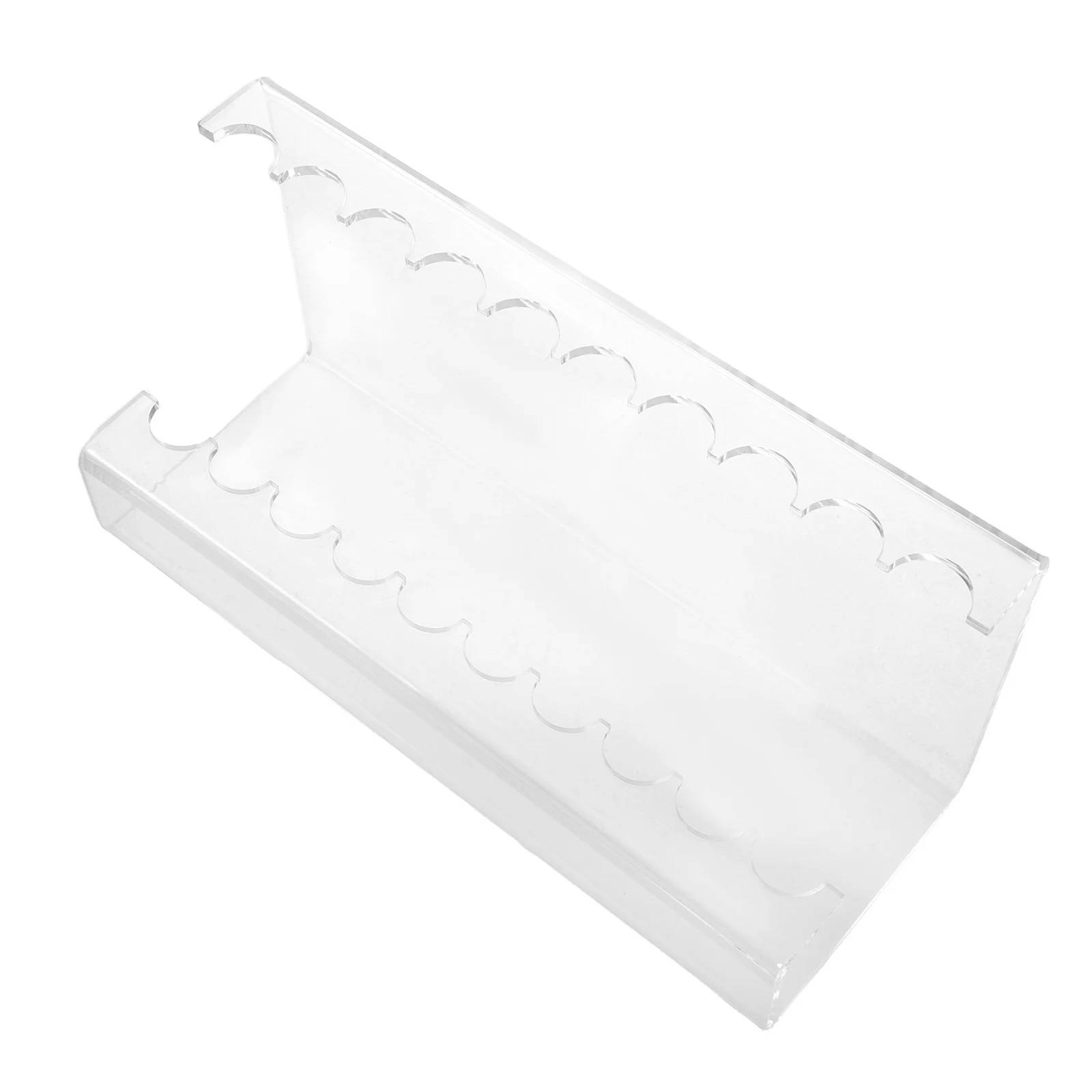 

Transparent Acrylic Pen Organizer 10 Slots Modern Marker Storage Case Office Stationery Display Rack Pen Case Paint Brush Rack