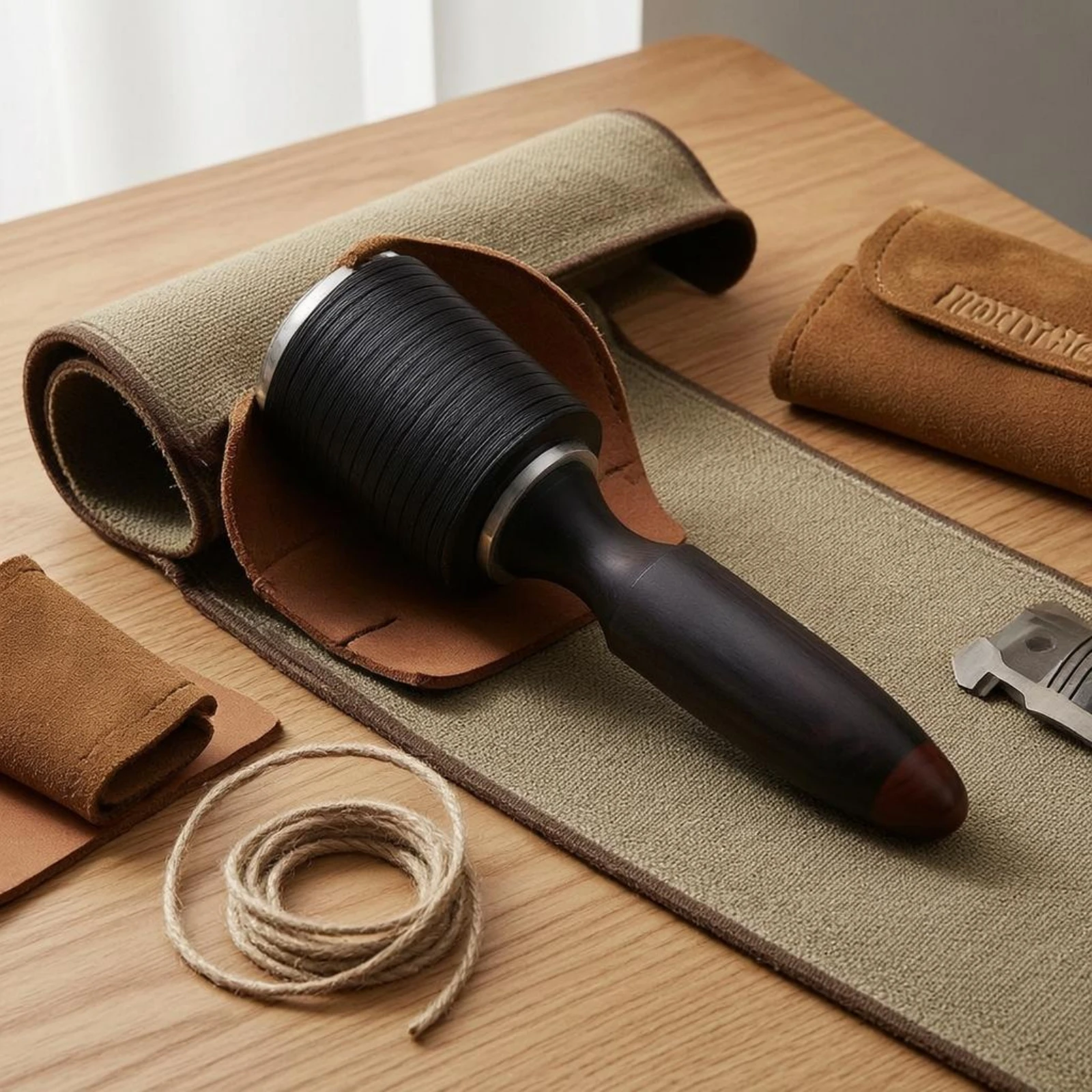 Leatherwork Mallet - Martelo de Couro com Cabo de