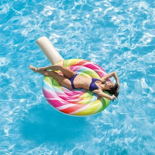 2023 new design!Intex 58753 Giant Inflatable Pool Float Lollipop Float