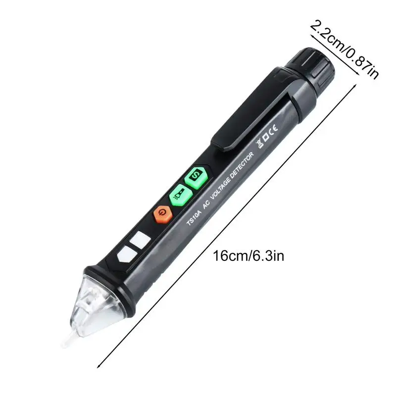 Tester elettrico Penna Tester per cavi Strumento elettrico con allarme Interruttore automatico Strumento di ricerca Misuratore di tensione Tester Circuito compatto