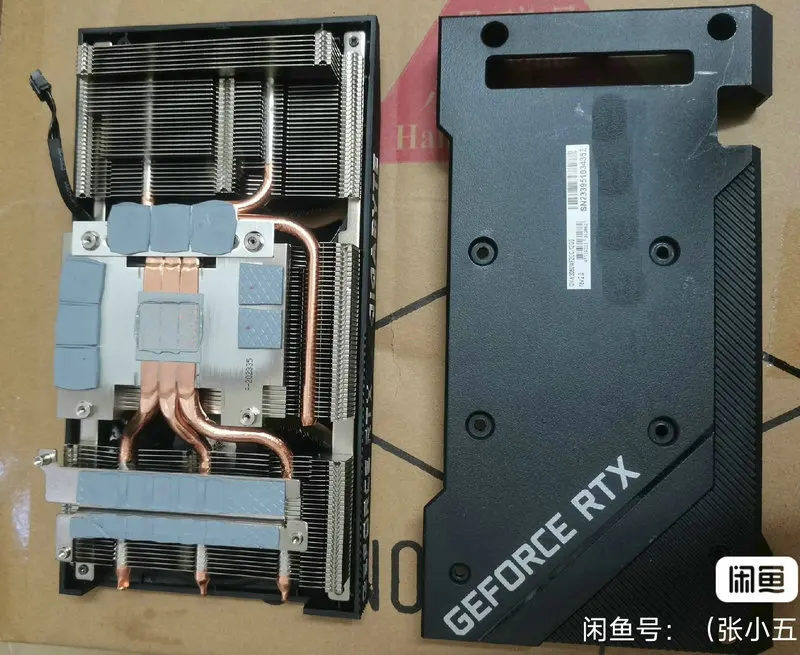 Original Radiator Cooler for Gigabyte RTX3060 RTX3060ti Video Card with Backplate