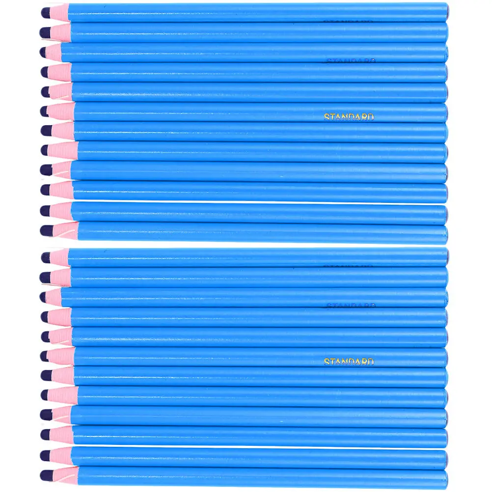 24Pcs Professional Wax Marker Pens Peel Off Crayon Pencils Tailor Clothes Marking Drawing Grease Pencils for Fabric
