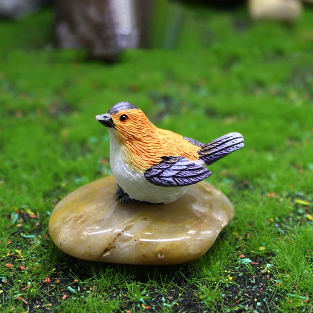 

Little Birds Succulent Plant Bonsai Ornaments Animal Model Fairy Garden Decor Micro Landscape Miniature Figurines Home Decor