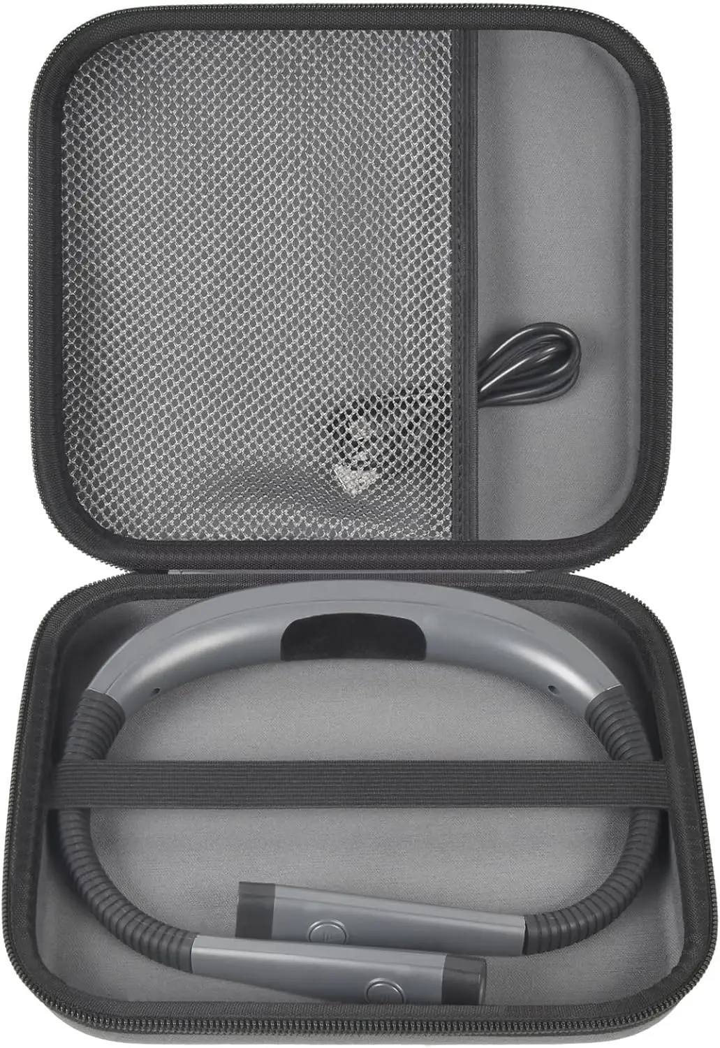 

Universal Case for LED Neck Reading Lights, Storage Holder for USB Cable and Accessories, Gray
