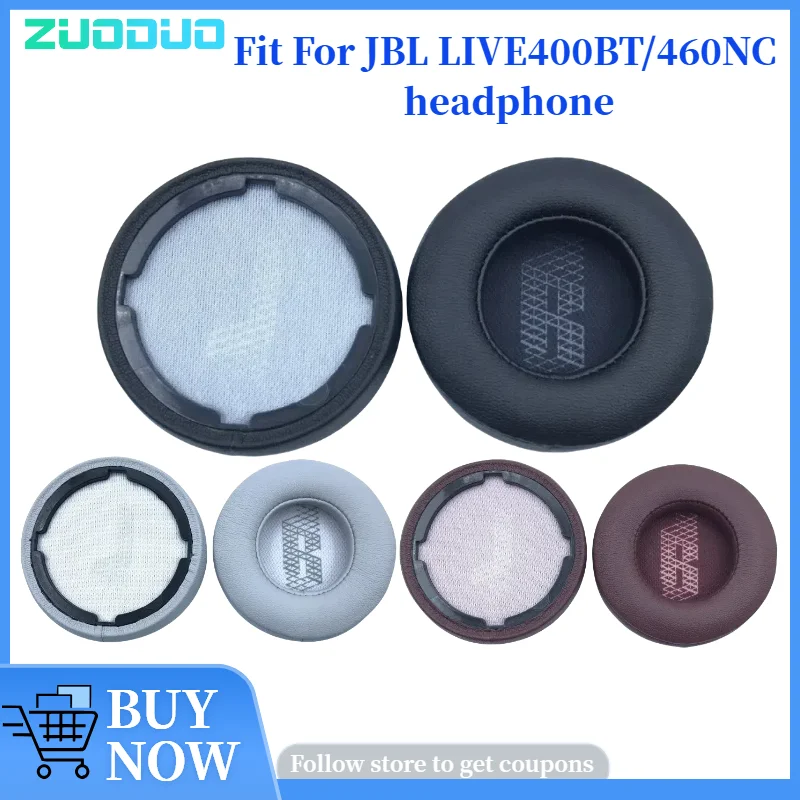 

Earphone Ear Pads For JBL LIVE400BT/460NC Earpads Sponge Soft Foam Cushion Replacement Headphones Accessories