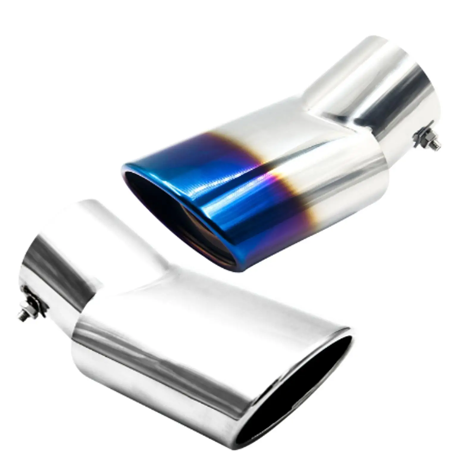 

Универсальная модификация глушителя выхлопной системы автомобиля, простой в установке аксессуар, украшение, наконечник выхлопной трубы из нержавеющей стали, наконечник выхлопной трубы