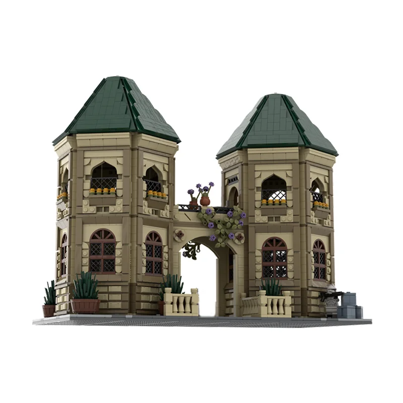 3531 pièces blocs de construction Moc personnalisés batterie étoile théâtre maison modèle Architectural pièce d'affichage de ville de science-fiction unique pour les collectionneurs.