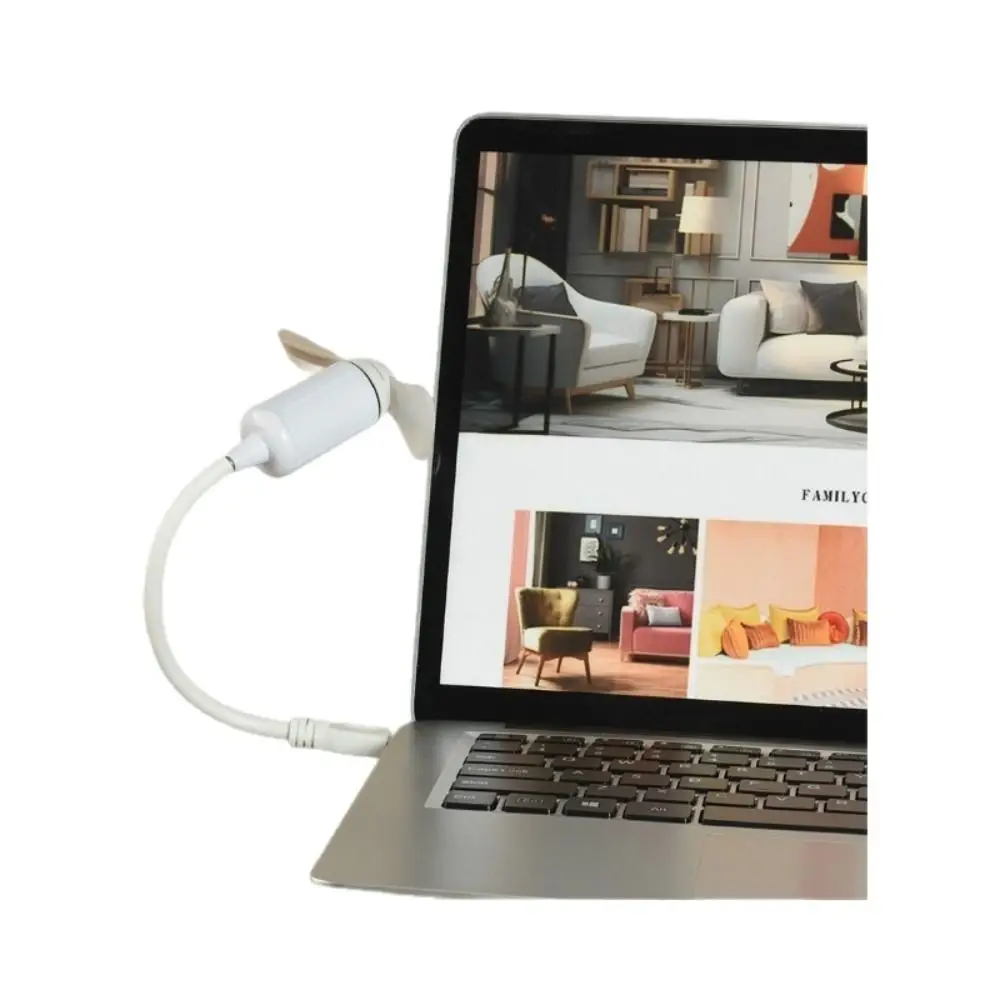 Compact Digital Display LED Clock Fan Creative Design Stylish Mini Fan Flashing Text USB Fan Daily Use