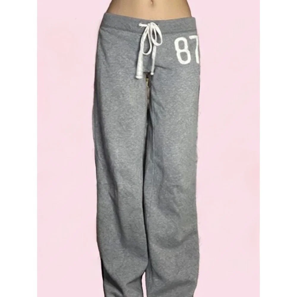 

American Sle High Street Casual Women's Jeans Emo Gi Loose Fit Elastic Waist PU Fabric Ladies Premium Denim Trousers