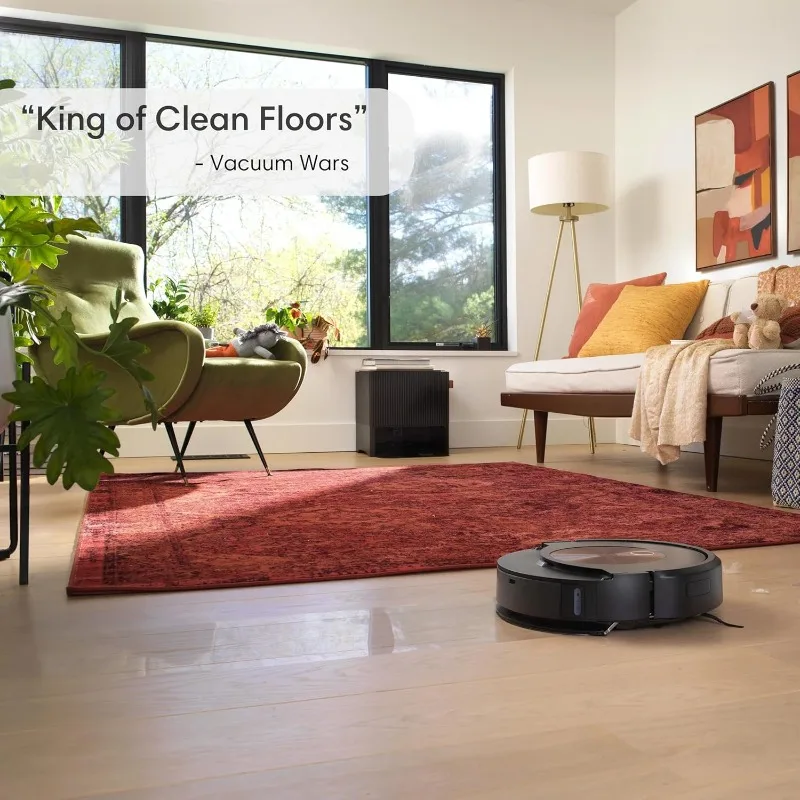 Roomba Combo j9+ Zelfledigende en automatisch vullende robotstofzuiger en dweil – Multifunctionele basis, navulbak en gaat zelf leeg