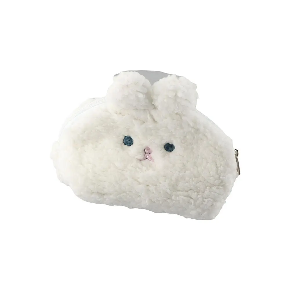 

Large Capacity Plush Rabbit Coin Purse Zipper Anime Animal Rabbit Money Bags Cartoon Plush Rabbit Animal Zipper Bags