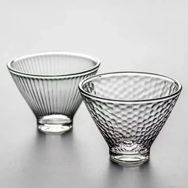 Creative Heat-resistant Glass Tea Cup Tea Set Kung Fu Teacup Set Porcelain Mug Glass Cute Cups Teacups Vintage Bowl Bone China