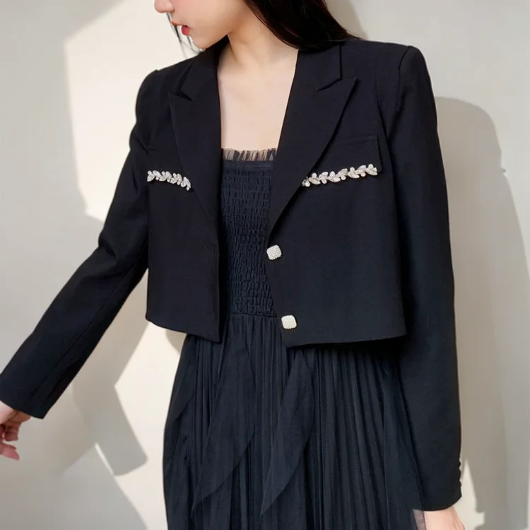 

Женский джинсовый пиджак-бойфренд в стиле преппи, молодежный, повседневный, с двойным рядом пуговиц, с карманами, синий, с эффектом потертости, в уличном стиле