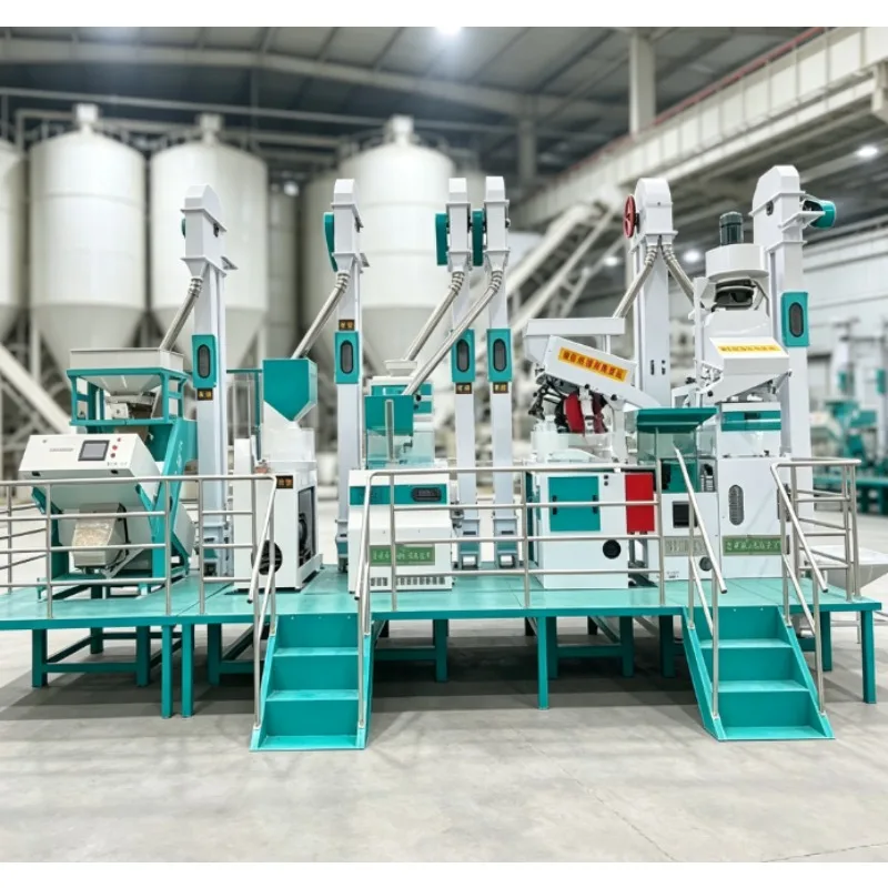 Integrated Combined Rice Milling Plant 25T/D Low Broken Rice Rate For Township Grain Processing Project