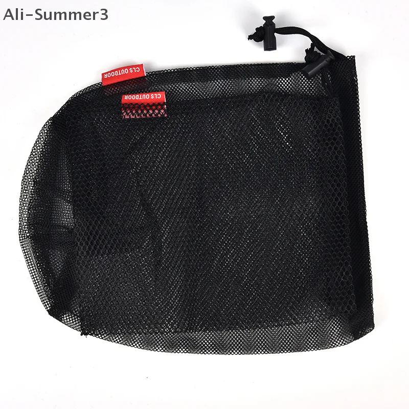 حقيبة برباط شبكية من النايلون لأدوات المائدة وحقيبة تخزين شبكية لزجاجة وعاء وغلاية