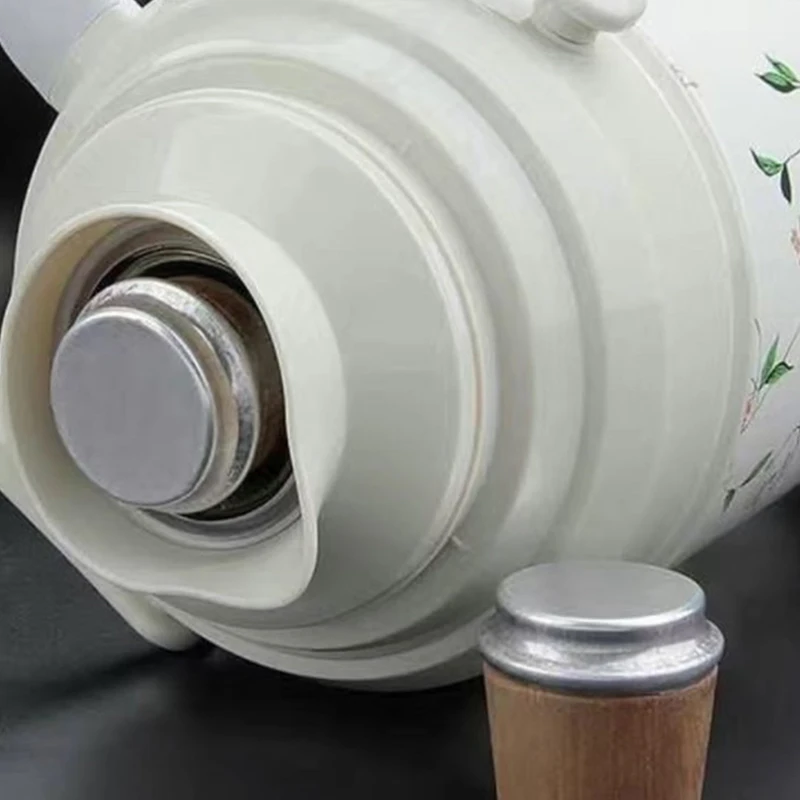 2Pcs Wood Thermos Stopper Sealed Safe Durable Vacum Flask\'s Cork Plug Lid Cap Bottle Cork Plug Replace โKettle Accessories Tool
