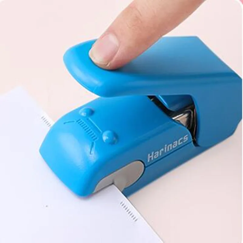 Creative Hot Mini Stapler Safe Staple Free Stapler Office Paper Binding Stapleless Stapler Without Staple