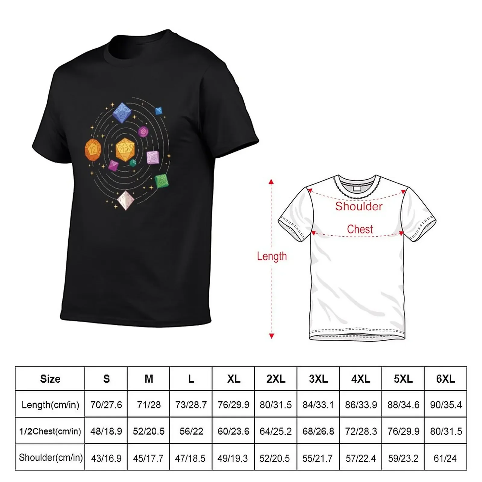 Space Dice Solar System T-Shirt tees plus sizes boys whites mens t shirts casual stylish